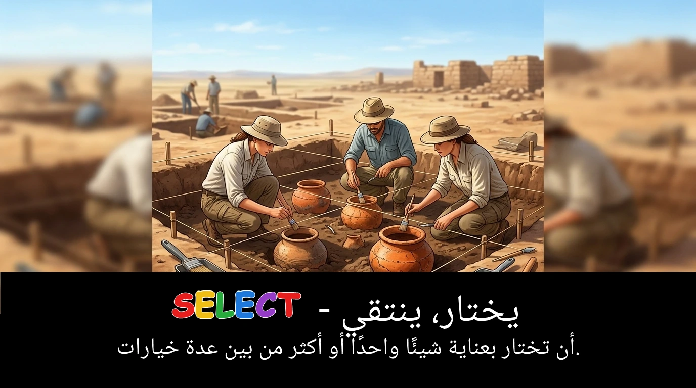 Arabic Illustration for select